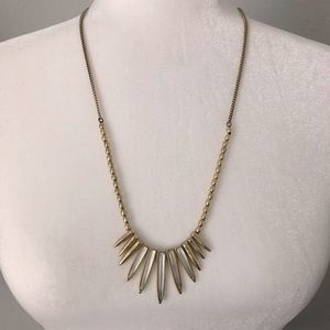 Lucky Brand Adjustable Necklace - Gold/Crystal